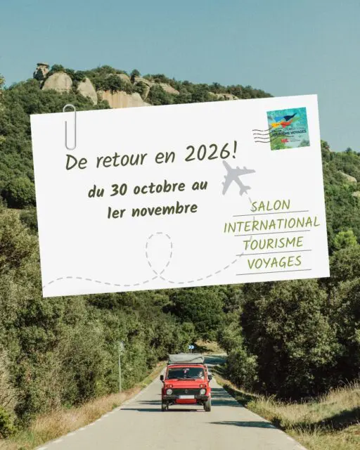 Nous serons de retour en 2026 ! ✈️
Une nouvelle édition qui promet encore plus d’inspirations, d’expériences immersives et de rencontres avec les experts du voyage. 🌍
👉 Étiez-vous parmi nous en 2025 ?
Dites-nous en commentaires ce que vous avez préféré cette année : vos coups de cœur nous aident à préparer une édition 2026 encore plus incroyable. ✨
📅 30 octobre → 1er novembre 2026
📍 Palais des congrès de Montréal
---
We’ll be back in 2026! ✈️
A new edition that promises even more inspiration, immersive experiences, and meaningful encounters with travel experts. 🌍
👉 Were you with us in 2025?
Tell us in the comments what you enjoyed most this year, your favourites help us create an even more incredible 2026 edition. ✨
📅 October 30 → November 1, 2026
📍 Palais des congrès de Montréal
#sitv